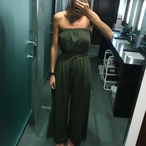 Green jumpsuit